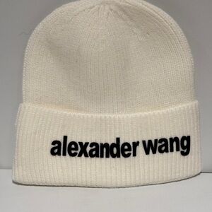 Alexander Wang Cream Knit Beanie